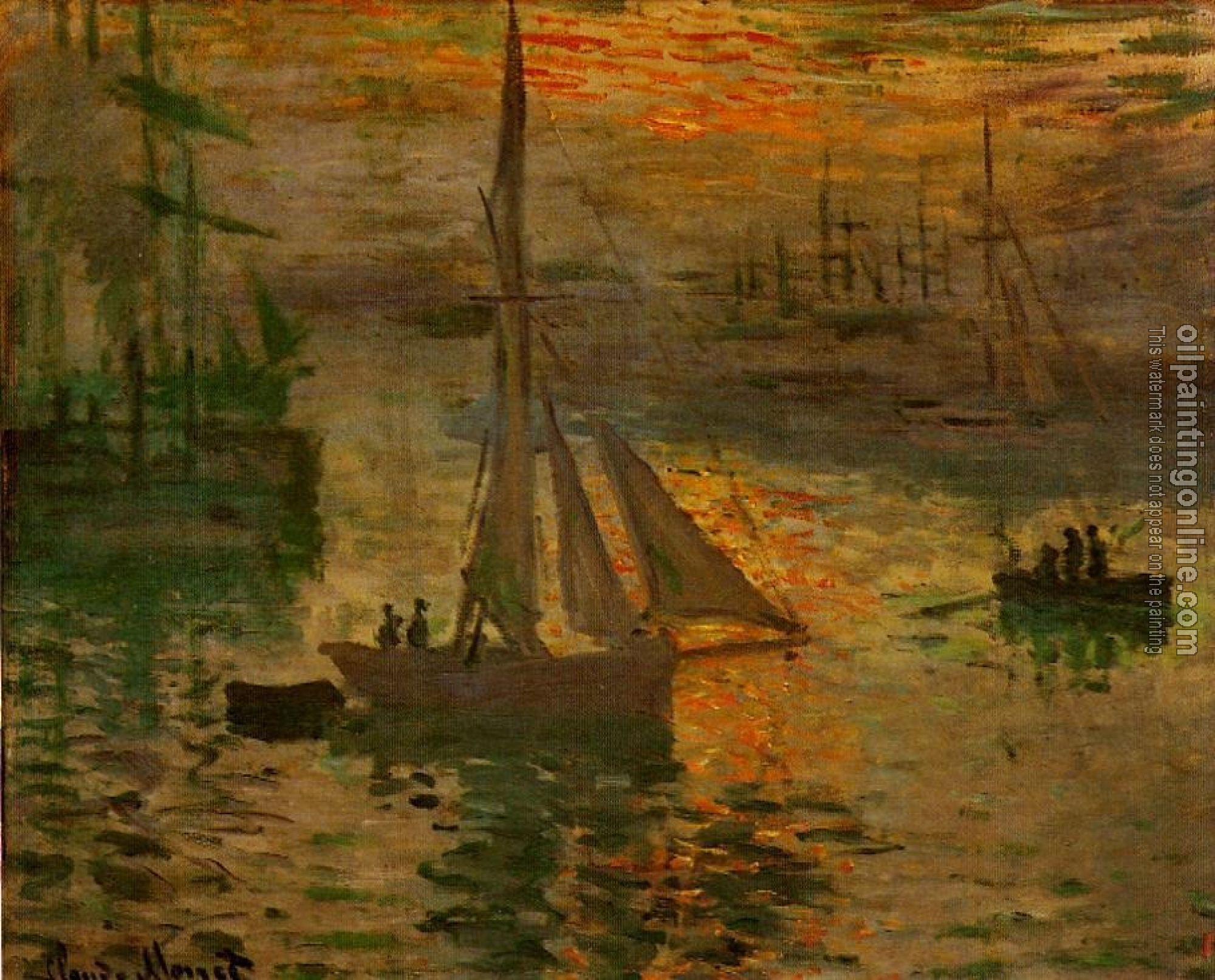 Monet, Claude Oscar - Sunrise